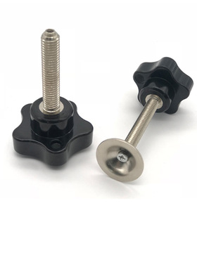 五星把手 带压板型 带压片手柄螺丝 HLF-D38/D48/D63-M8 M10 M12,