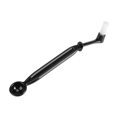 2-in-1 coffee machine cleaning brush with spoon, long handl