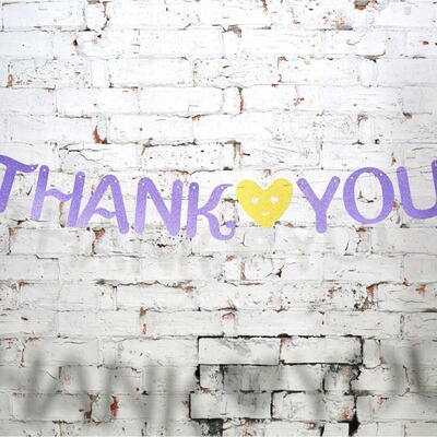 Direct supply thank you, scallion banner, birthday, Thanksg