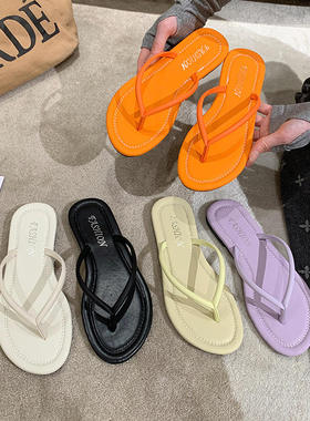 Slippers oversized slippers for women, flat bottomed round