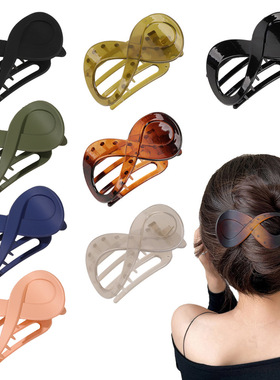 PC hair clip, 8-shaped hair clip, shark clip, duckbill clip
