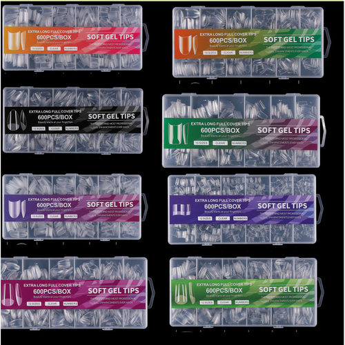 New nail art sheet, scratch free, thin, 600 pieces, semi ma