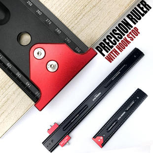 Aluminum alloy ruler, angle ruler, multifunctional measurin