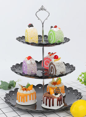 Fruit plate Three layer cake rack Wine banquet Fruit plate