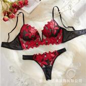 Underw American European Sexy and Lace Deep Embroidered