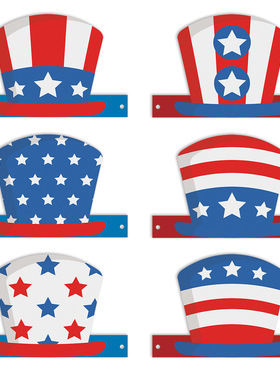 USA themed party decoration crown paper hat, American Indep
