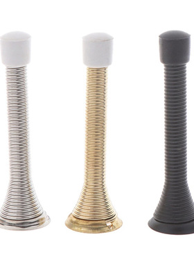 Spring door stopper, child safety anti pinch door stopper