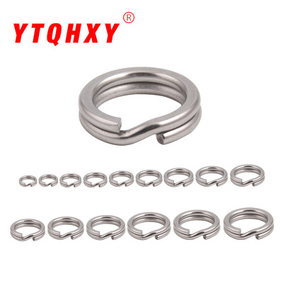 304 stainless steel flattened ring, sub reinforced double-l