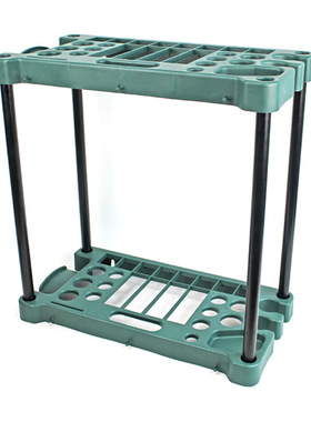 Household gardening tool rack, plastic iron pipe gardening