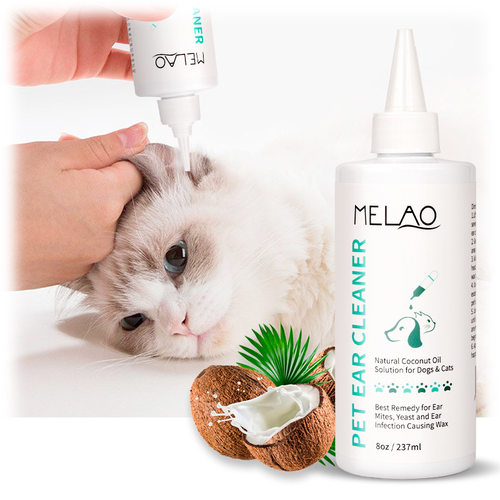 Pet ear cleaner for cats and dogs
