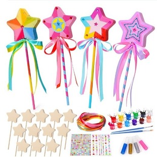 Direct supply of star wooden sticks, soothing children's to