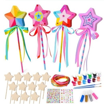 Direct supply of star wooden sticks, soothing children's to