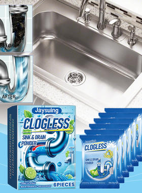 Jaysuing drainage pipe blockage removal powder kitchen bath