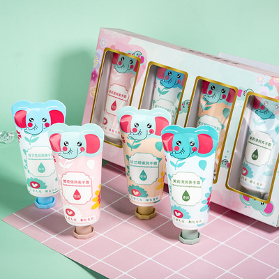 Hand Cream Four Pack Set for Autumn and Winter Moisturizing