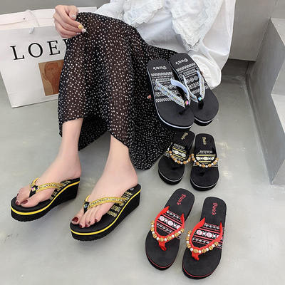 2025 Summer Vietnamese flip flops for women wearing casual