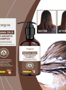 HOEGOA Batana Oil Shampoo Moisturizes the Scalp, Softens an