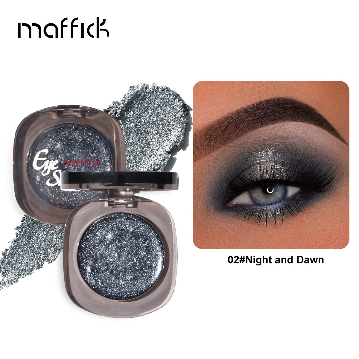 MAFFICK Mirror glitter drill eye shadow cream is clear and