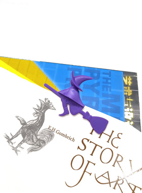 Office 3D Stereoscopic Flying Man Witch Shaped Bookmark Fun