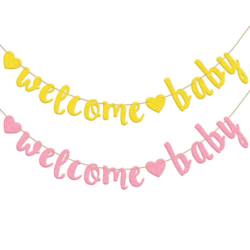 Baby's Birthday Party Decoration Gold Rose Gold Heart Peach