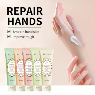 Fragrance Hand Cream Full Moisturizing Fruit 80g and Flower