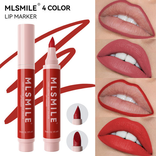 Lipliner waterproof, non stick cup lipstick pen lip glaze m