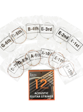 IRIN12 string acoustic guitar string R12 twelve string folk