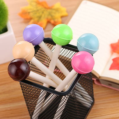 Creative lollipop neutral pen cute student stationery carto