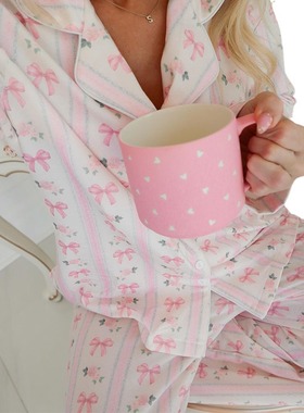 2024 Autumn New Independent Station Fashion Bow Print Set L