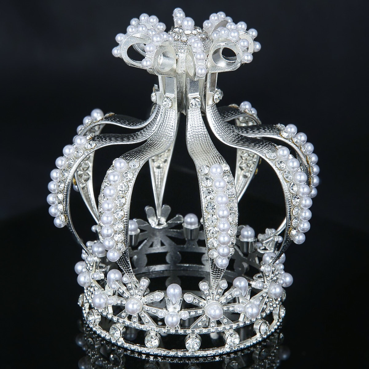 BridalPearlCrownSteelMode