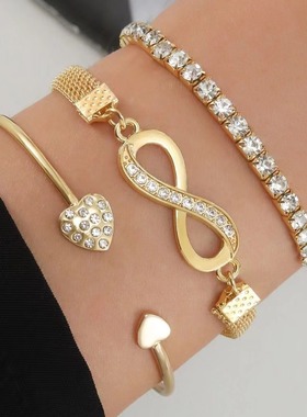 Niche Infinite 8-Character Bracelet Fashion Commuter Versat