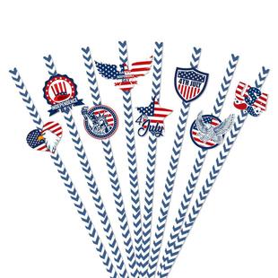 USA prop Day decoration Independence cup letter theme water