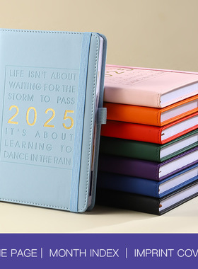 2025 Schedule Notebook Daily Work Notebook Self Discipline