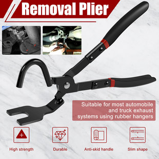 Exhaust hanger pliers, high carbon steel bracket disassembl