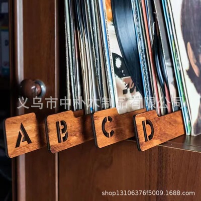 26 letter bookmark home wooden decoration ornament vinyl re