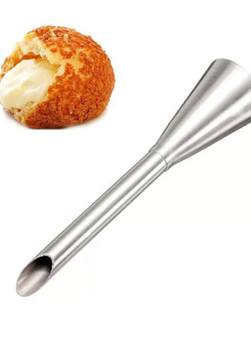 Stainless steel puff piping spout, squeezing spout, squeezi