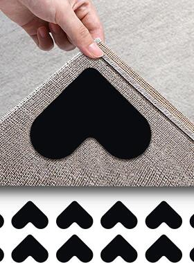 Alien floor mat sticker, heart-shaped carpet anti slip stic