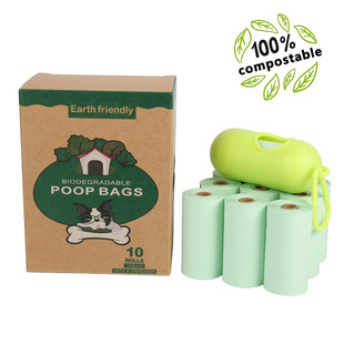 Fully biodegradable PLA dog bag, corn starch garbage bag, o