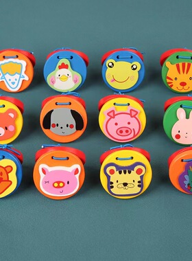 Cute cartoon animal soundboard teaching tool Orff percussio