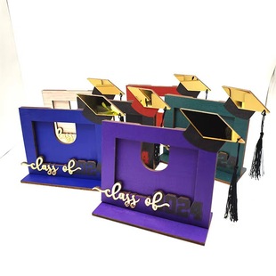 2024 Graduation Season Stage Display Graduation Photos Wood