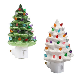 UL 360 Rotating Plug Resin Christmas Tree Kitchen Bathroom