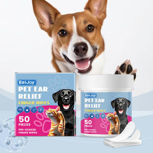 EELJOY pet ear cleaning finger wipes for pet ear discomfort