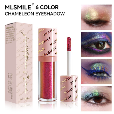 MLSMILE Metal Chameleon Liquid eye shadow 6 Color Pearl Spa