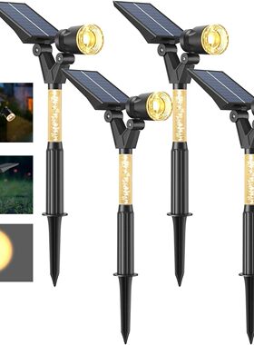 Solar spotlights, outdoor waterproof street lights, floor m
