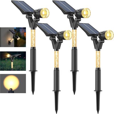 Solar spotlights, outdoor waterproof street lights, floor m