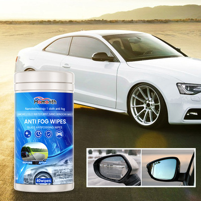 Homonth car anti fog wipes, windshield, rearview mirror gla