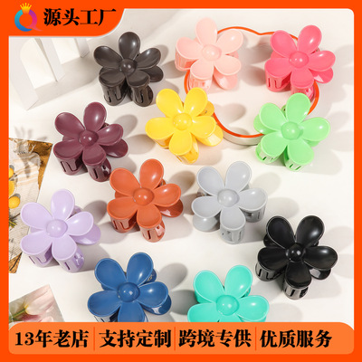 ABS colored large flower hair clip, hair clip, shark clip a