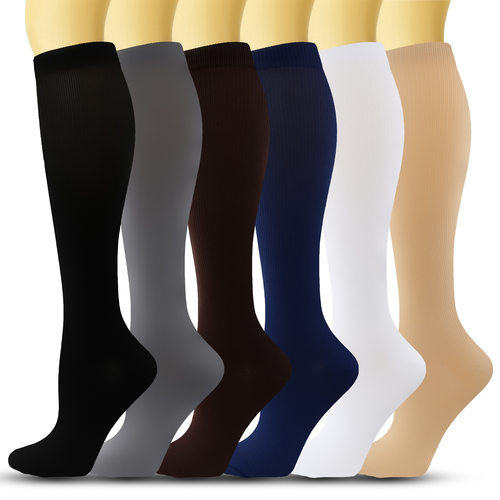 Elastic socks cycling long tube compression socks for men a