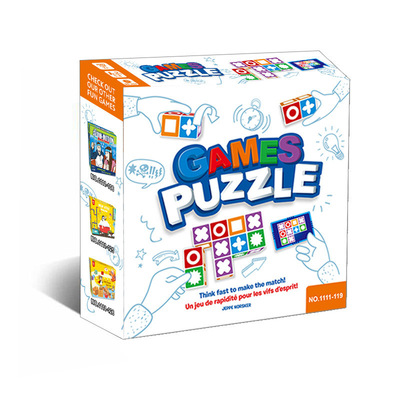 Game PUZZLE Spatial Logic Thinking Board Game Matching Game