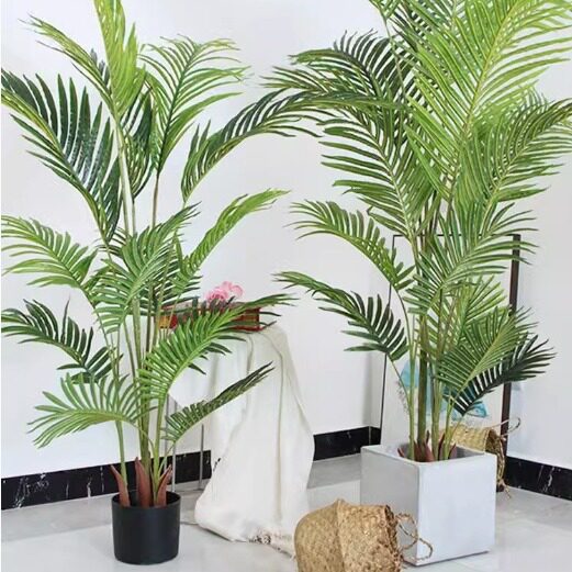 Scattered sunflower simulation green plant Nordic style pla