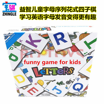 Board Game Children's English Card Alphabet Sequence Game L